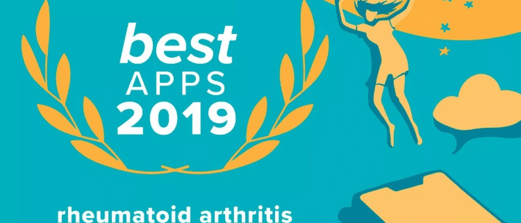 Image of the "Best Rheumatoid Arthritis Apps 2019" from Healthline Media