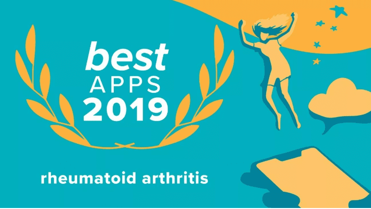 Image of the "Best Rheumatoid Arthritis Apps 2019" from Healthline Media