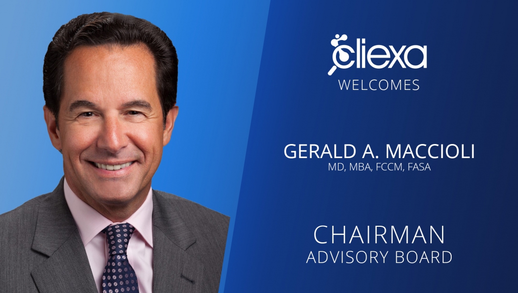cliexa welcomes Dr Macciolli as chairman of advisory board